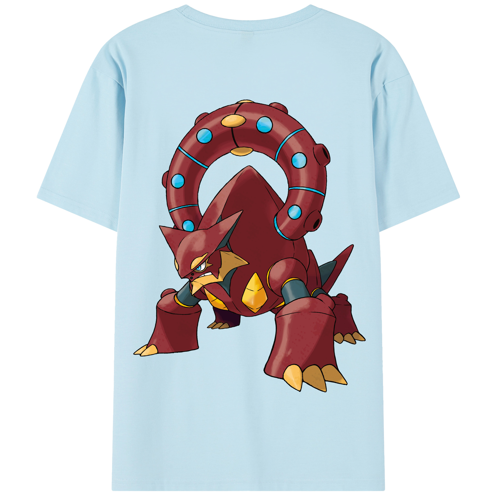 （画像用） ポケットモンスター Pokémon 綿100％半袖Tシャツ（背面プリント）